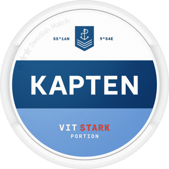 Kapten Vit Portion Stark