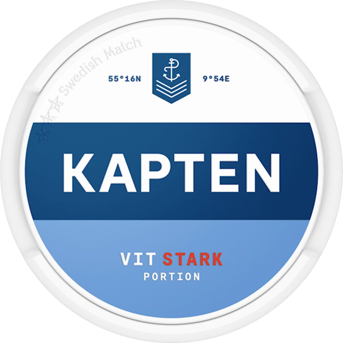 Kapten Vit Portion Stark