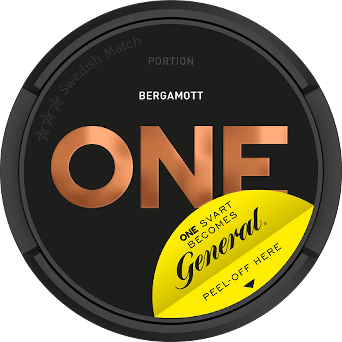 ONE Svart Original Portion