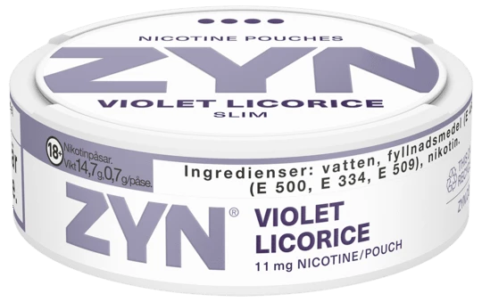 ZYN Violet Licorice Slim Extra Strong