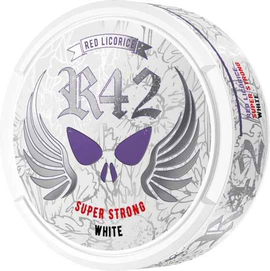 R42 Red Licorice White Portion Super Strong
