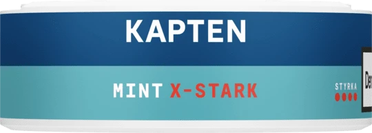 Kapten Mint Vit Portion Extra Stark