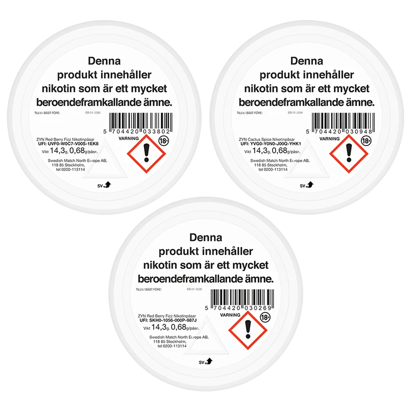 ZYN Red Berry Fizz & ZYN Cactus Spice Mixpaket