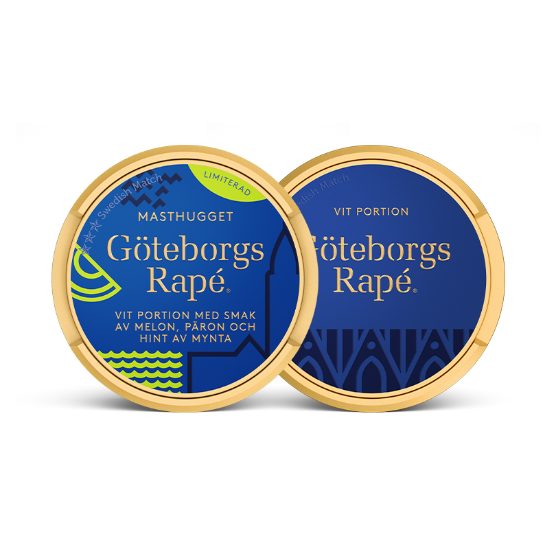 Göteborgs Rapé Masthugget och Göteborgs Rapé White Mixpaket