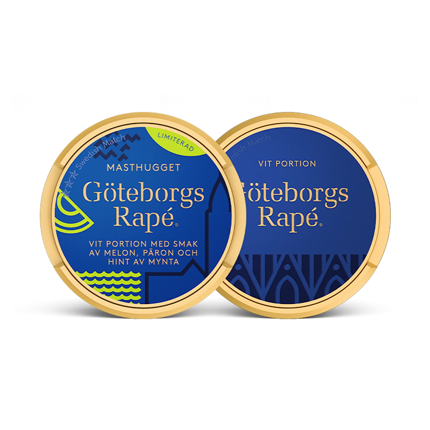 Göteborgs Rapé Masthugget och Göteborgs Rapé White Mixpaket