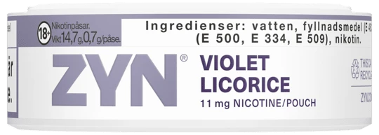 ZYN Violet Licorice Slim Extra Strong