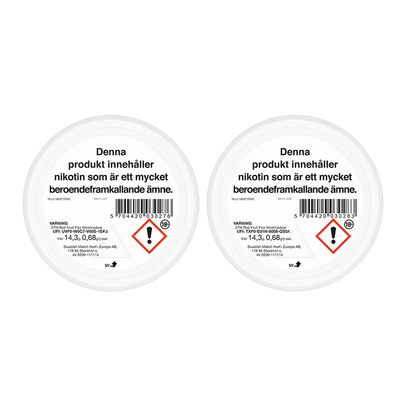 ZYN Red Fruit Fizz Mixpaket Strong & Extra Strong