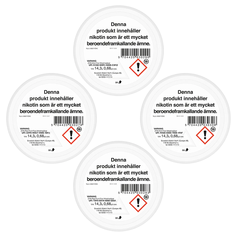 ZYN Mixpaket Red Fruit Fizz & Mint Fizz