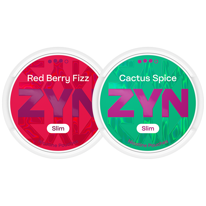 ZYN Red Berry Fizz & ZYN Cactus Spice Mixpaket Strong