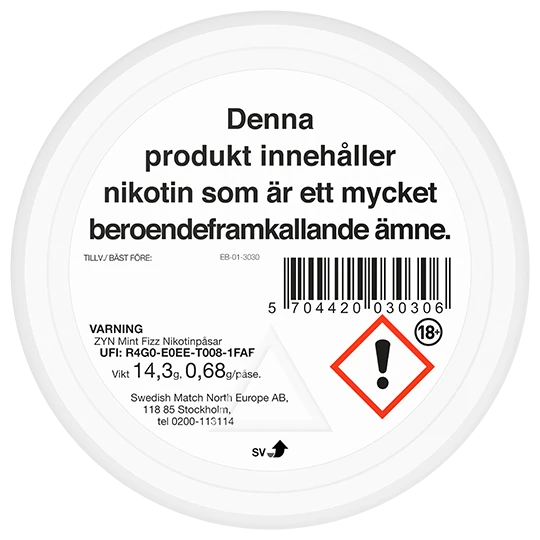 ZYN Mint Fizz Slim Strong