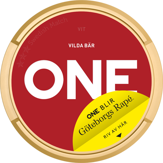 ONE Röd White Portion