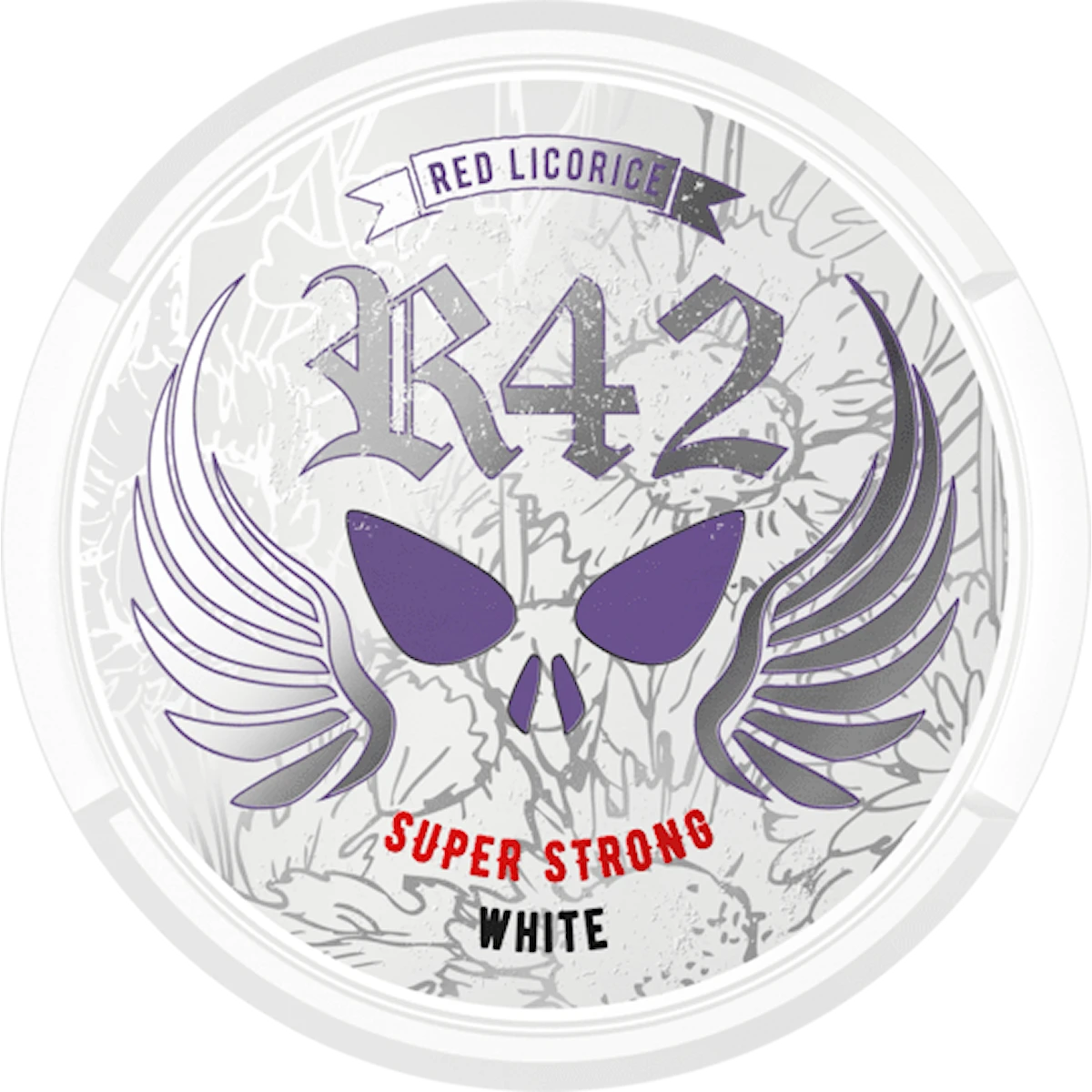R42 Red Licorice White Portion Super Strong