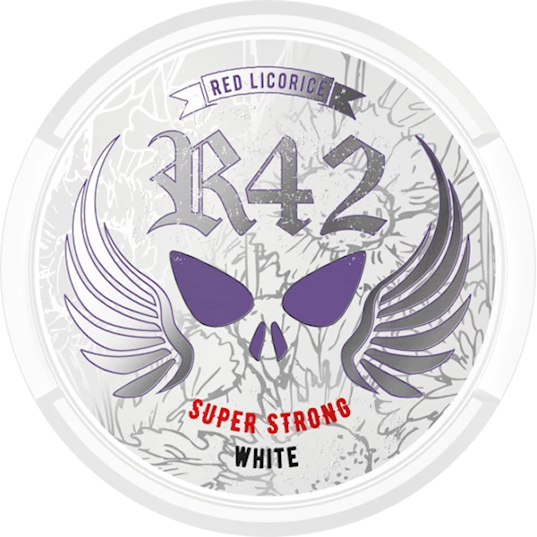 R42 Red Licorice White Portion Super Strong
