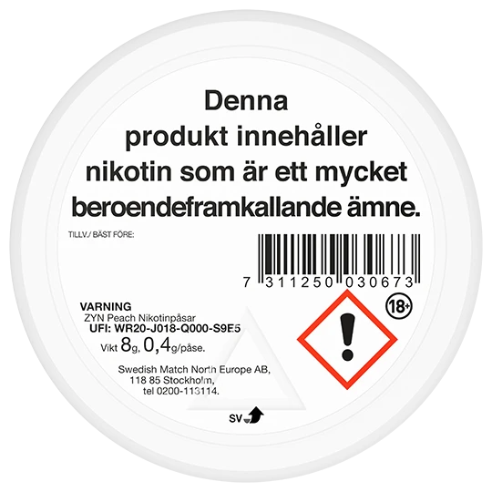 ZYN Peach Mini Normal