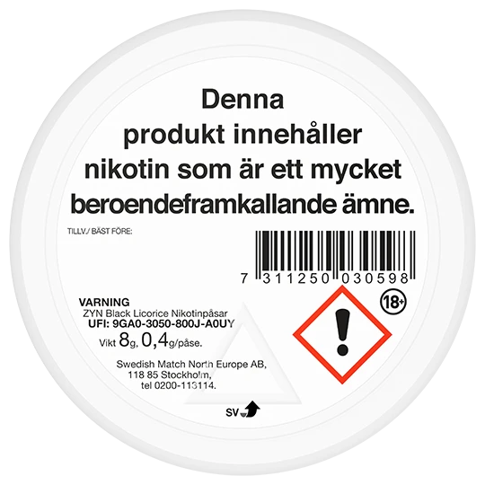 ZYN Black Licorice Mini Normal